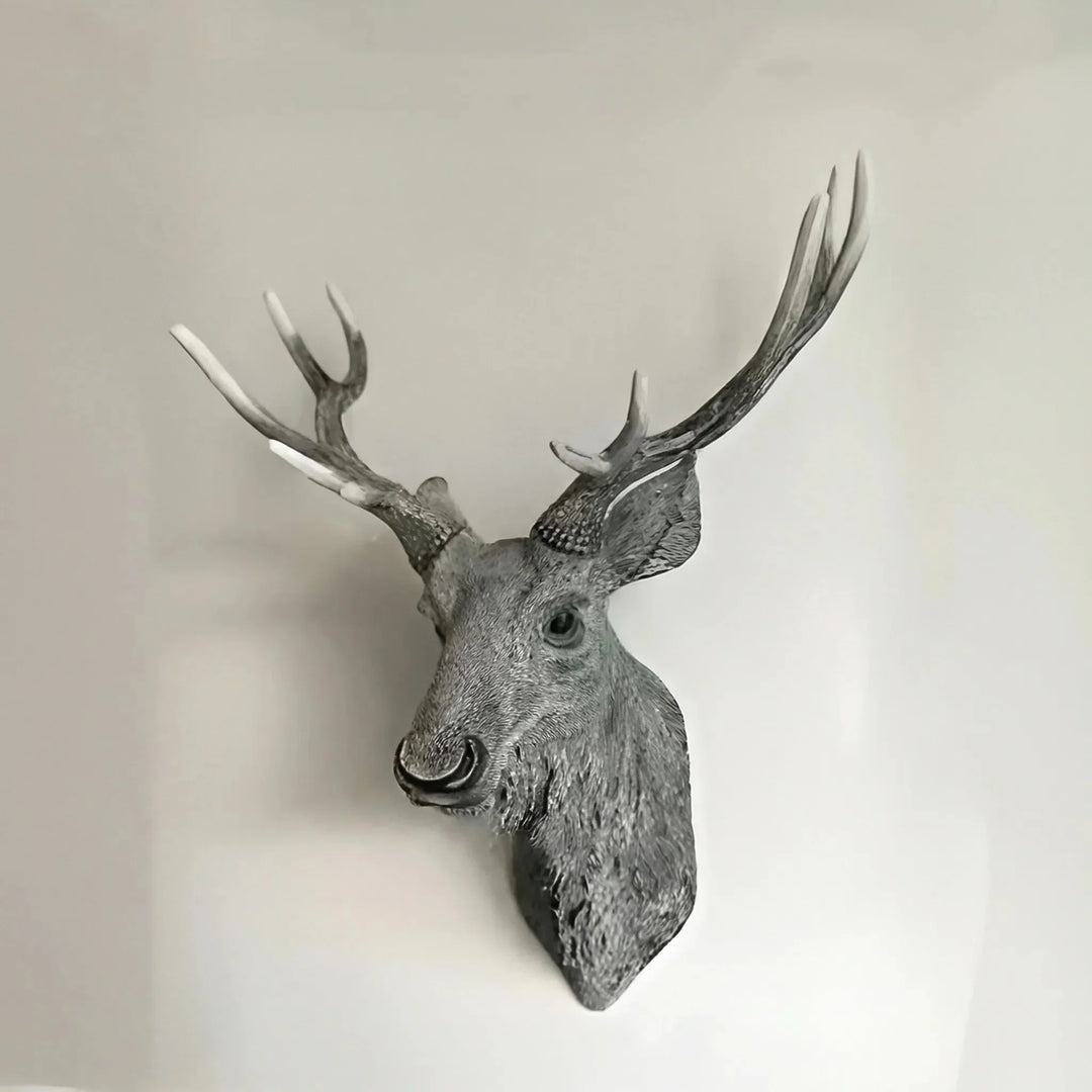 Stagvara - Scultura da parete a forma di testa di cervo finta