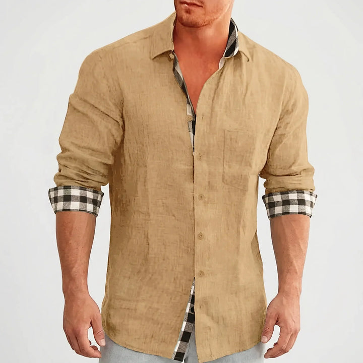 Stradell - Camicia casual a maniche lunghe con bottoni