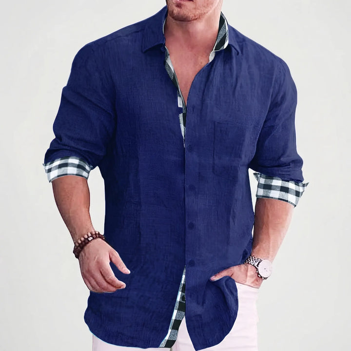 Stradell - Camicia casual a maniche lunghe con bottoni