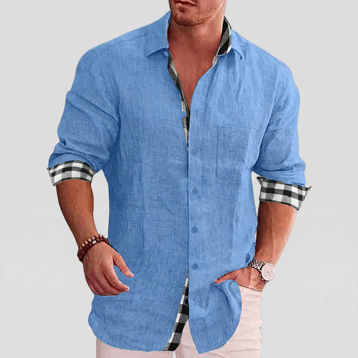 Stradell - Camicia casual a maniche lunghe con bottoni
