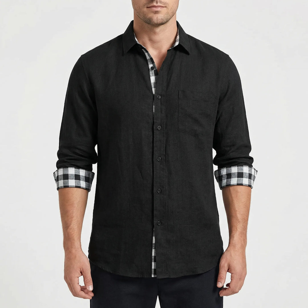 Stradell - Camicia casual a maniche lunghe con bottoni