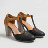 Scarpa Tacco Blocco con Cinghia a T per Donna