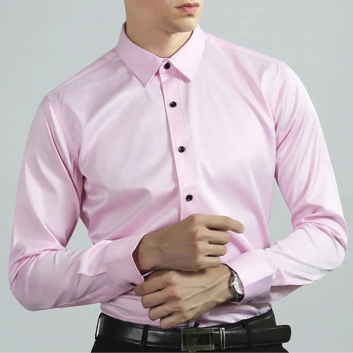 Strexivo - Camicia elegante a maniche lunghe elasticizzata in quattro direzioni