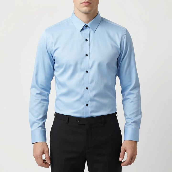 Strexivo - Camicia elegante a maniche lunghe elasticizzata in quattro direzioni
