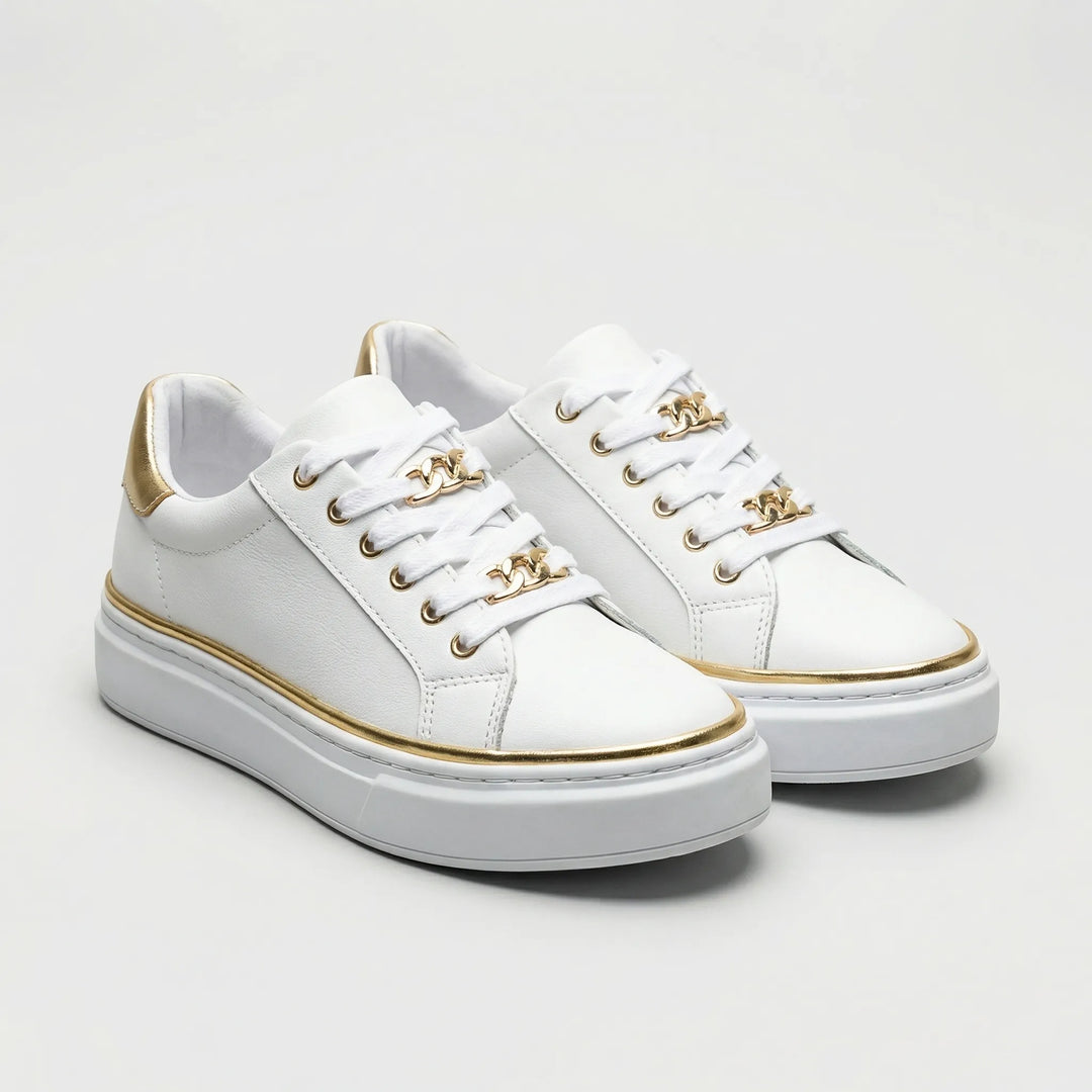 Strively - Sneakers con plateau e lacci da donna