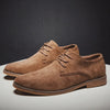 Zapatos Oxford de piel ante para hombre
