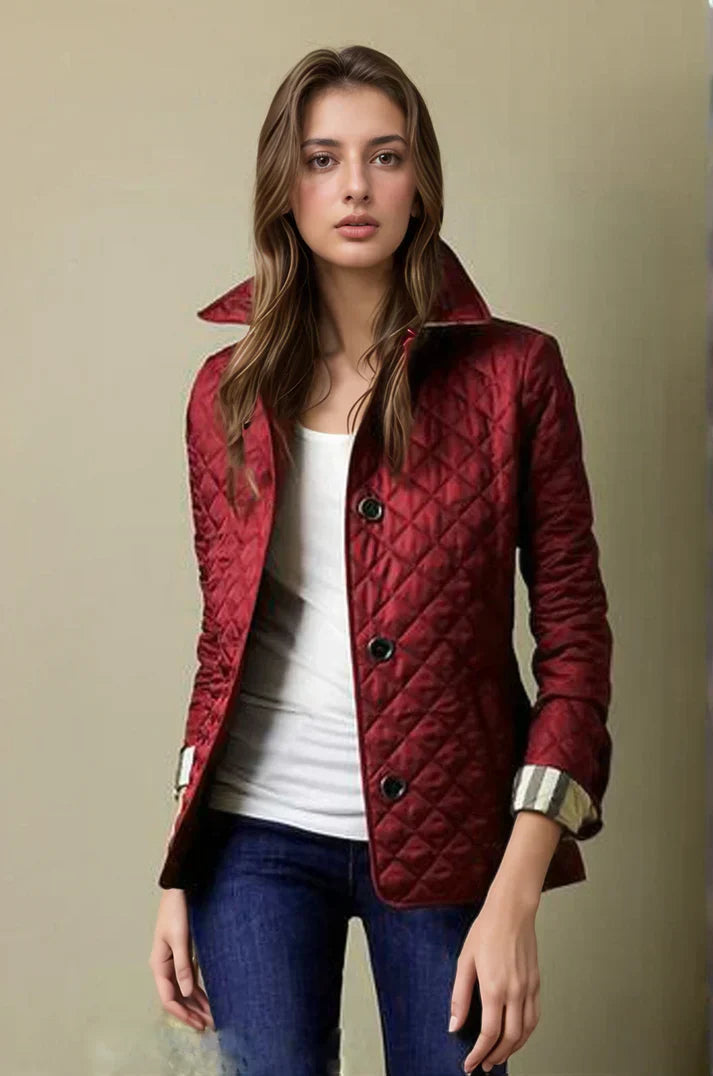 Chaqueta acolchada elegante para mujer