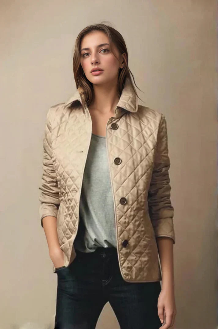 Chaqueta acolchada elegante para mujer
