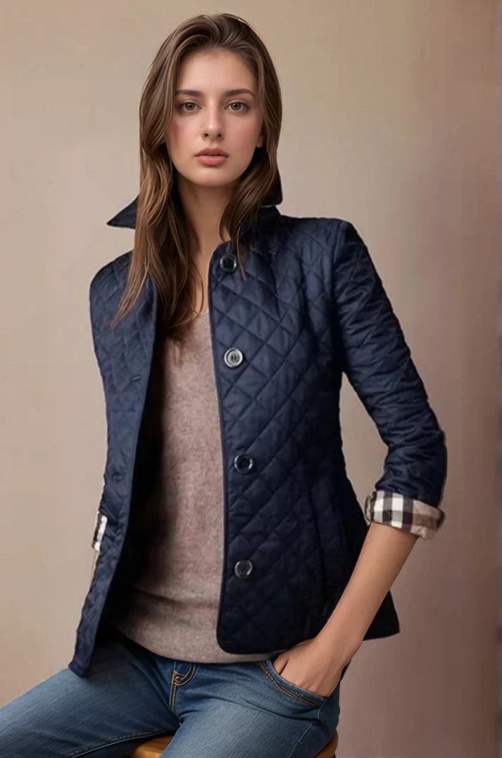 Chaqueta acolchada elegante para mujer