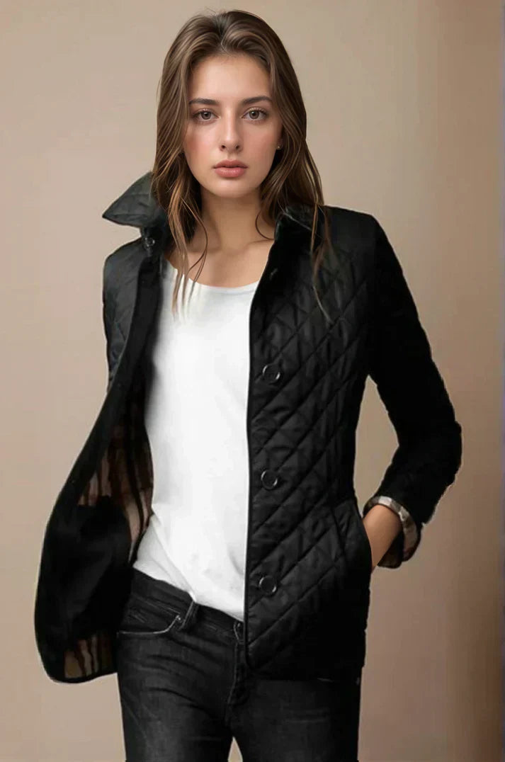 Chaqueta acolchada elegante para mujer