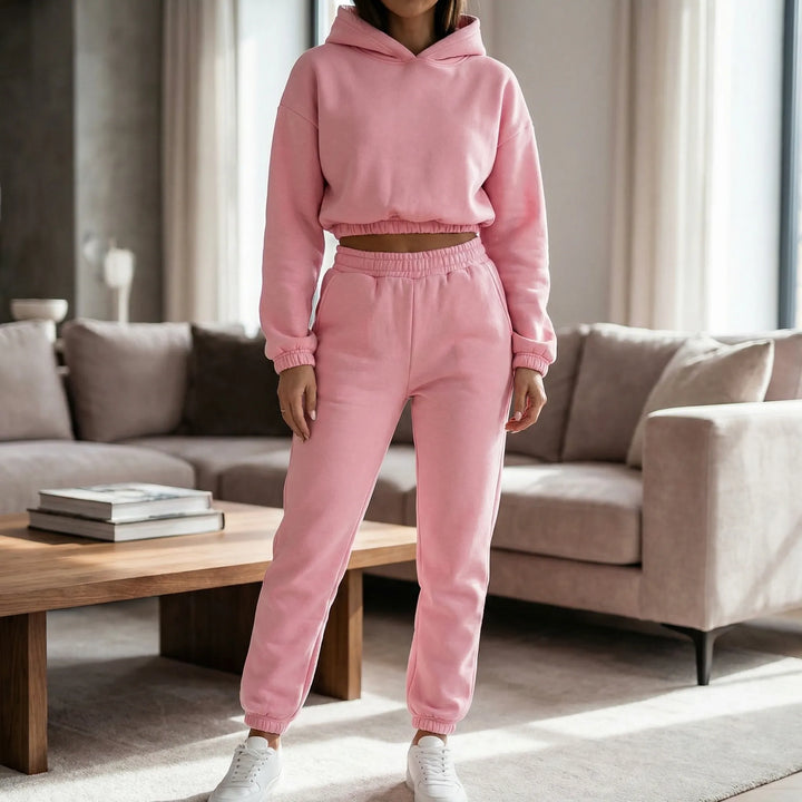 Tracklux - Completo coordinato con felpa e pantaloni della tuta