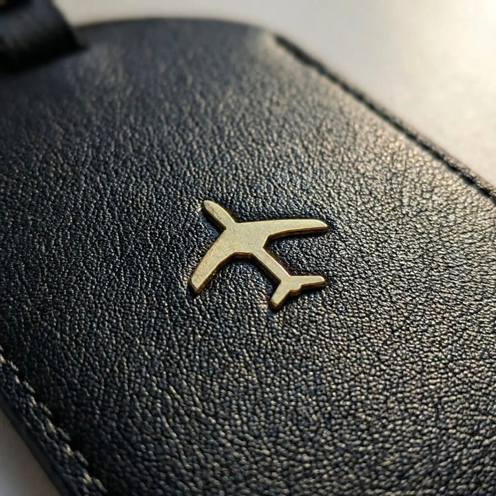 Travelux - Etichetta identificativa personalizzabile per bagagli con patta per la privacy