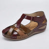 Sandalo a Wedge Chiuso Stile Vintage per Donne