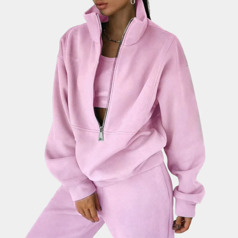 Two-Piece Tracksuit Comfort and Style Perfectly Matched