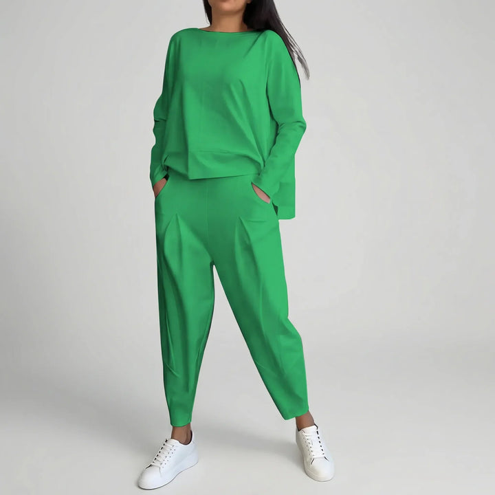 Twinova - Completo coordinato composto da maglia a maniche lunghe e pantaloni