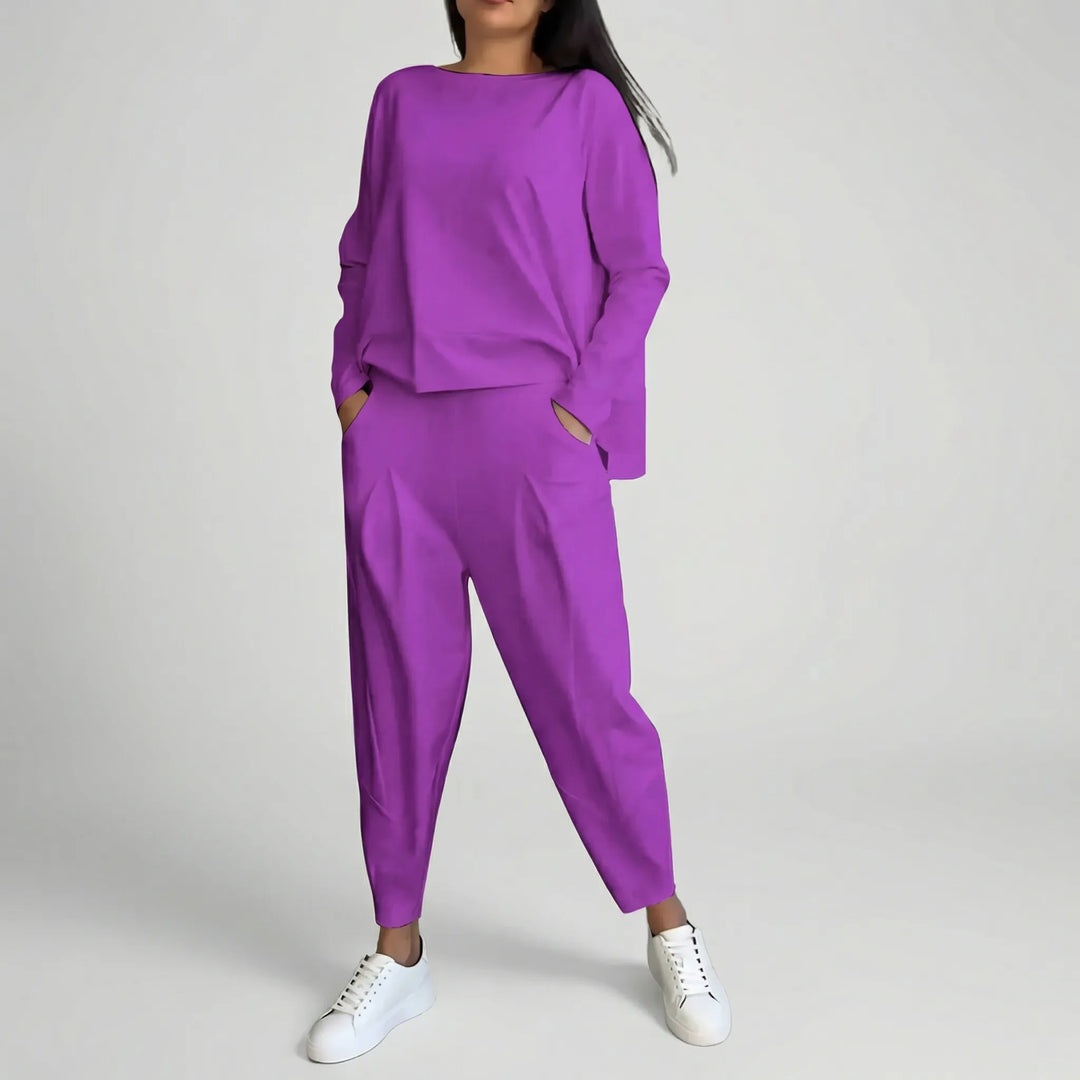 Twinova - Completo coordinato composto da maglia a maniche lunghe e pantaloni