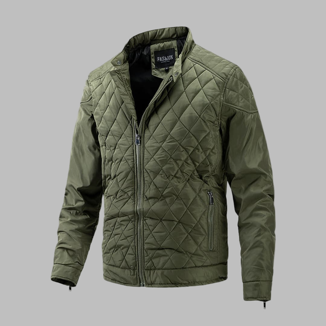 Elegant quilted transitional jacket for men