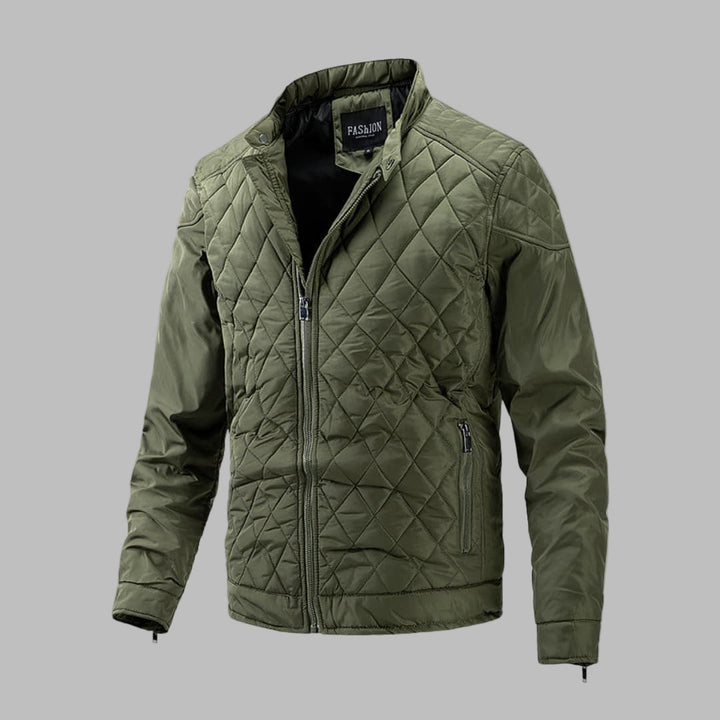 Elegant quilted transitional jacket for men