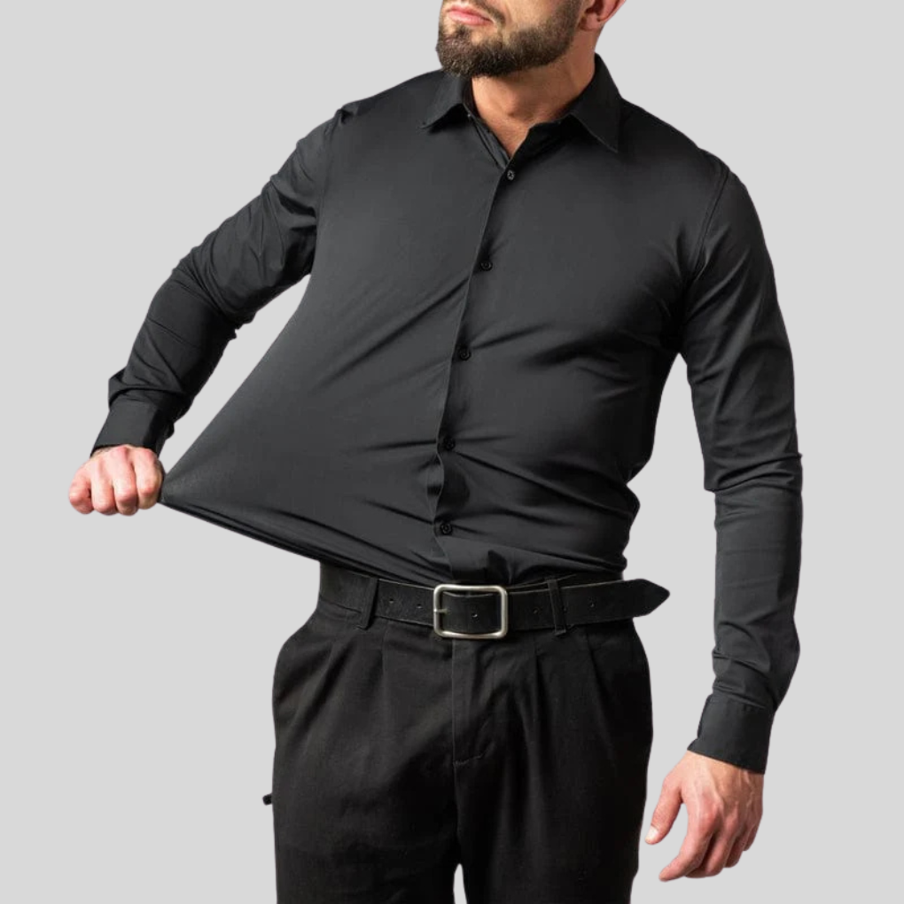 Camisa de hombre sin planchar