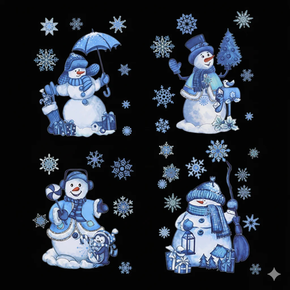 Window sticker set