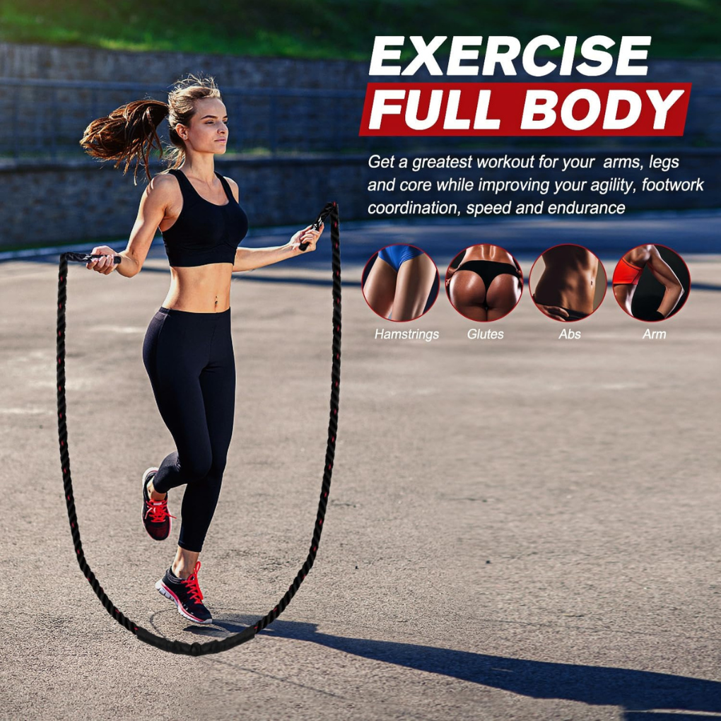 Cuerda para saltar regulable PowerJump