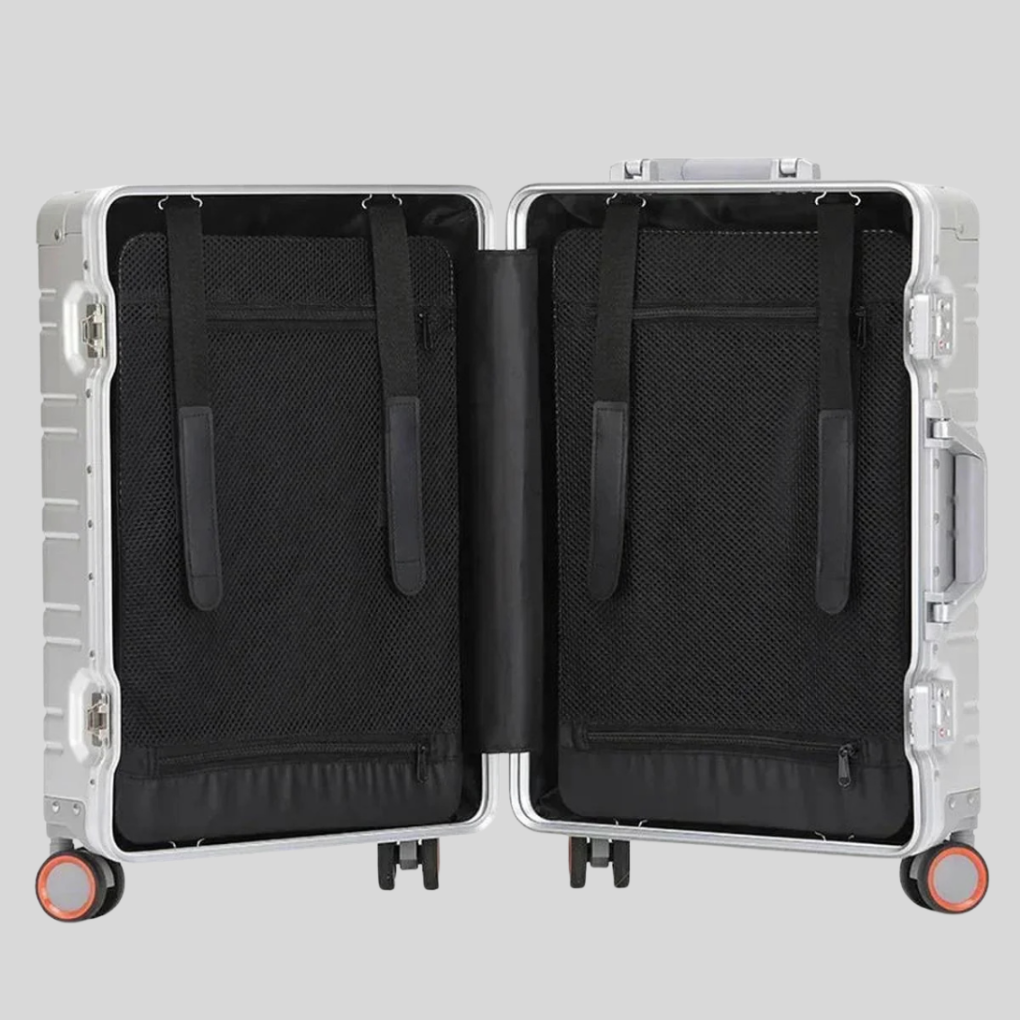 Set di valigie in alluminio e magnesio