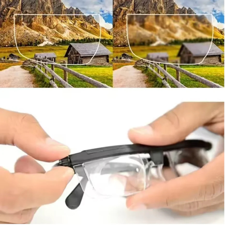 Gafas ajustables – Lentes autorregulantes