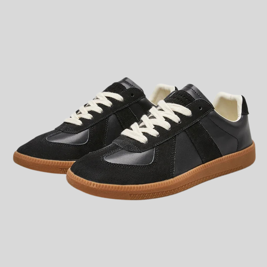 Sneakers con plateau retrò da uomo