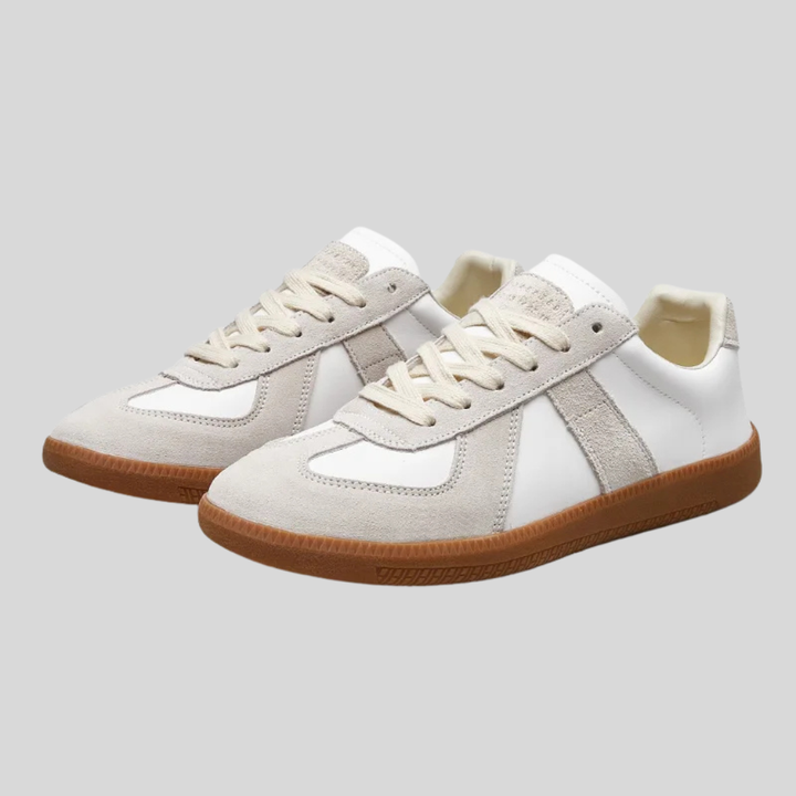 Sneakers con plateau retrò da uomo