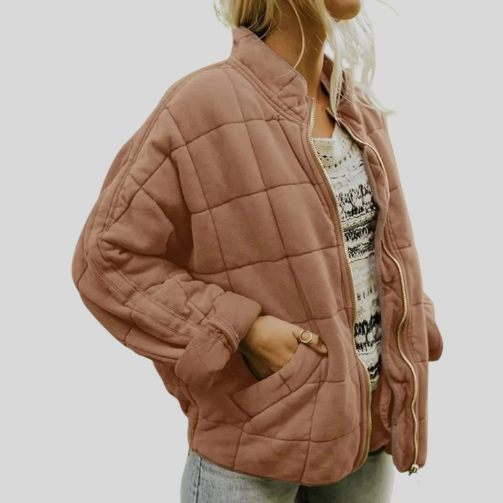 Chaqueta de entretiempo oversize para mujer