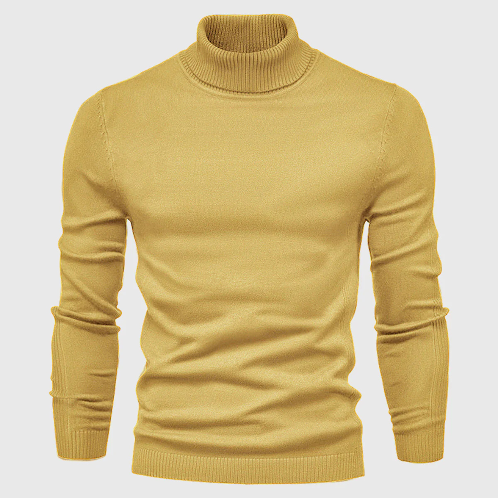 Maglione dolcevita lavabile da uomo: stile pratico per tutti i giorni