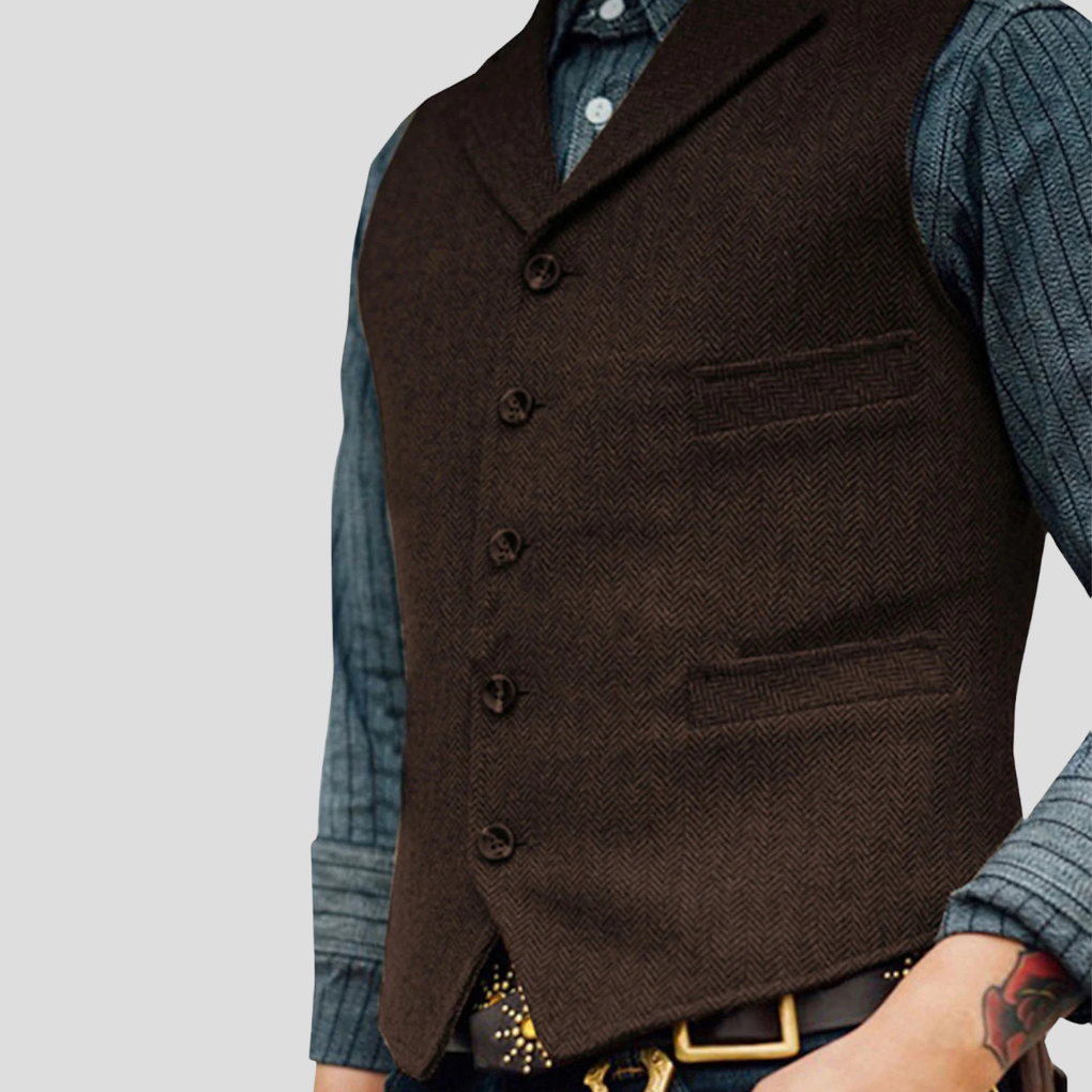Chaleco de hombre vintage