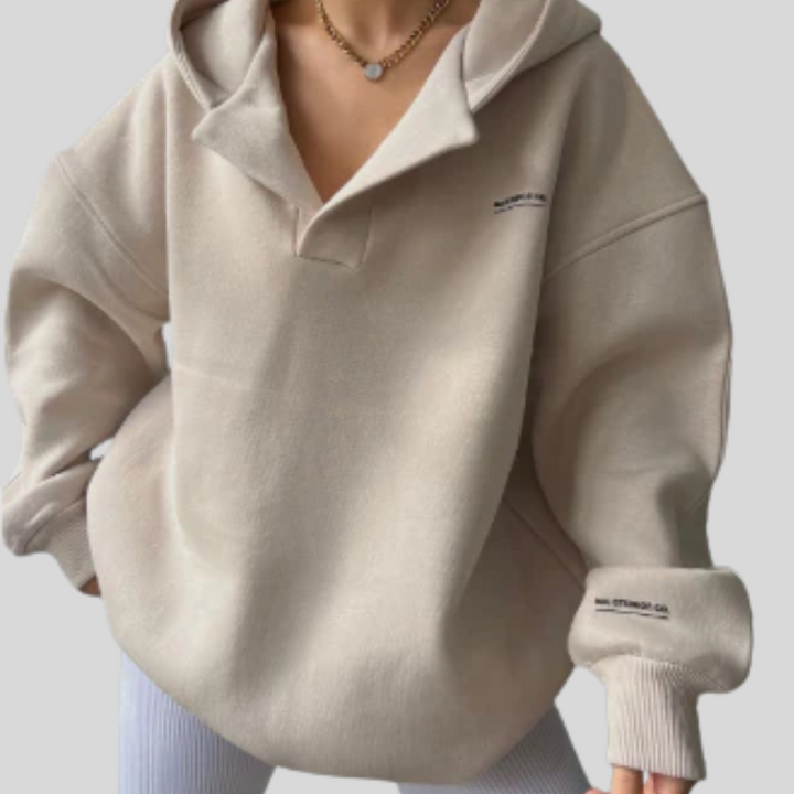 Felpa con cappuccio da donna