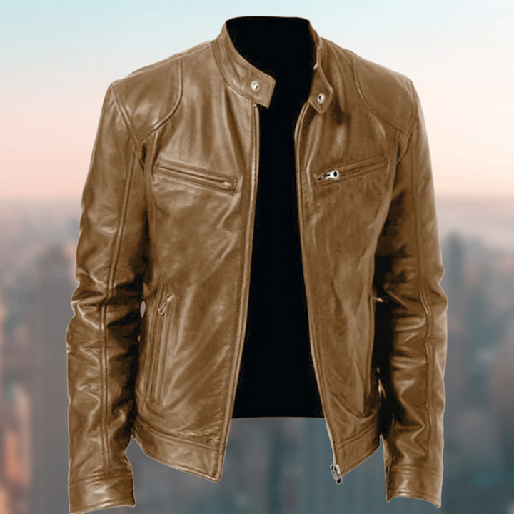 Chaqueta de cuero para hombre – Diseño elegante