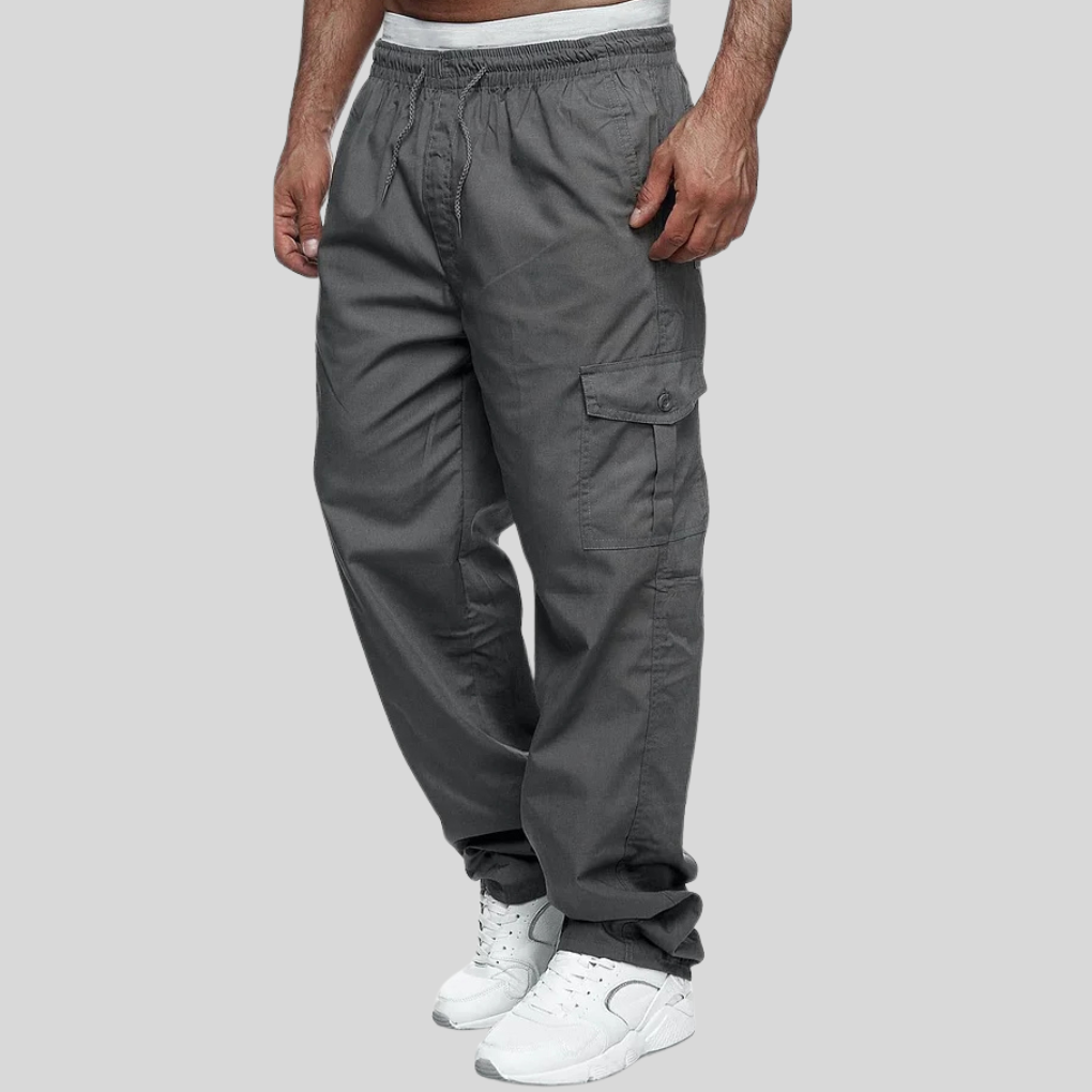 Pantaloni Uomo Outdoor con Design a Multi-Tasche – Stile Rugged Incontra Utilità Pratica