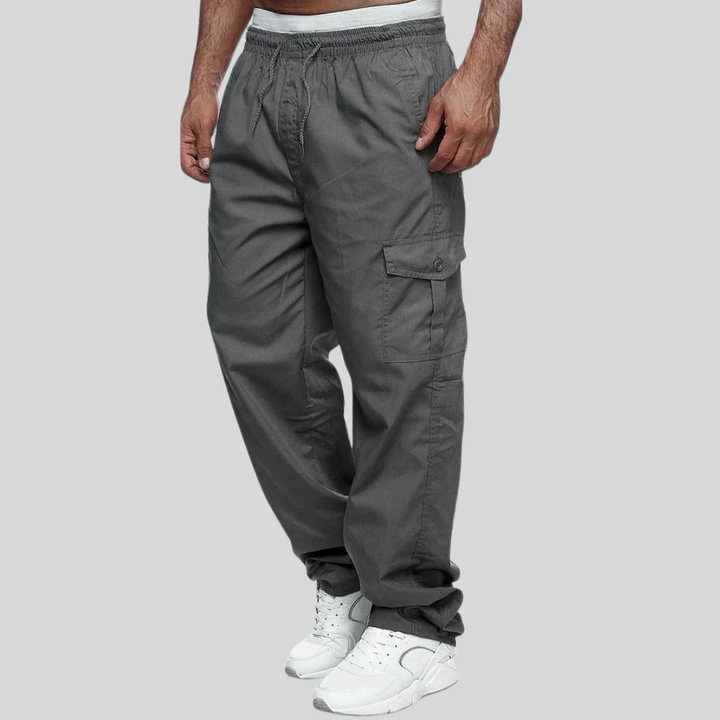 Pantaloni Uomo Outdoor con Design a Multi-Tasche – Stile Rugged Incontra Utilità Pratica