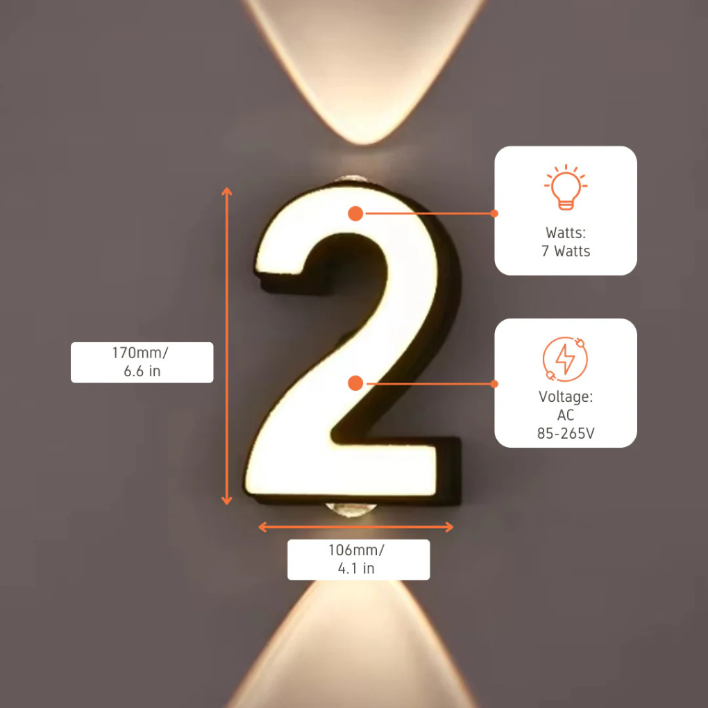 Numeri civici a LED