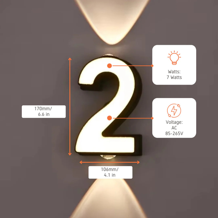 Numeri civici a LED