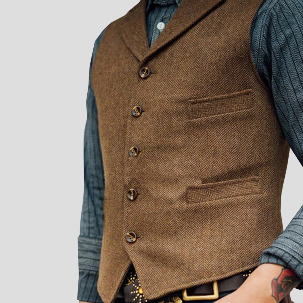 Chaleco de hombre vintage