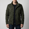 Giacca Zip-Up Ispirata al Militare per Uomini