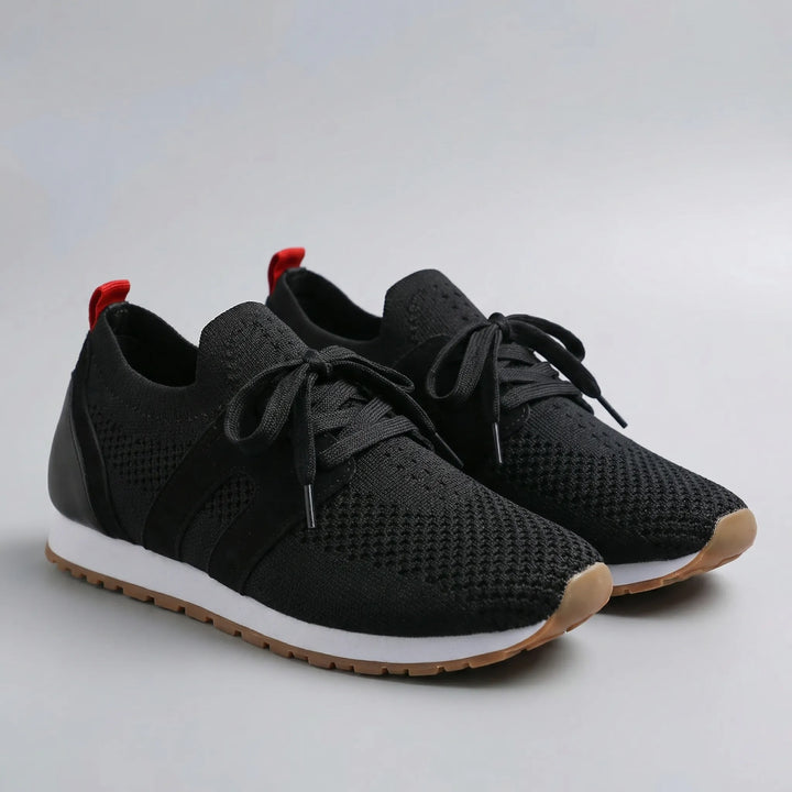 Veloxia - Sneakers stringate in maglia da donna