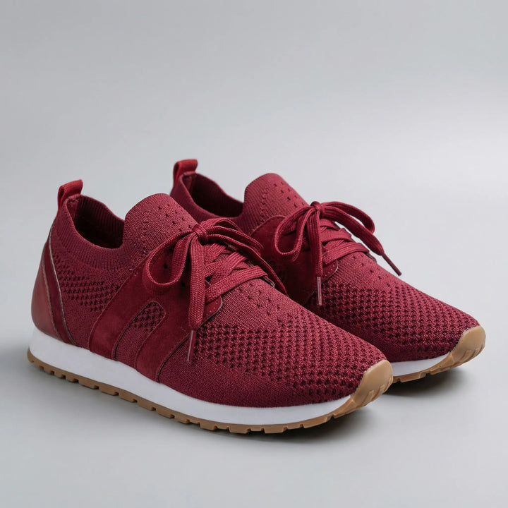 Veloxia - Sneakers stringate in maglia da donna
