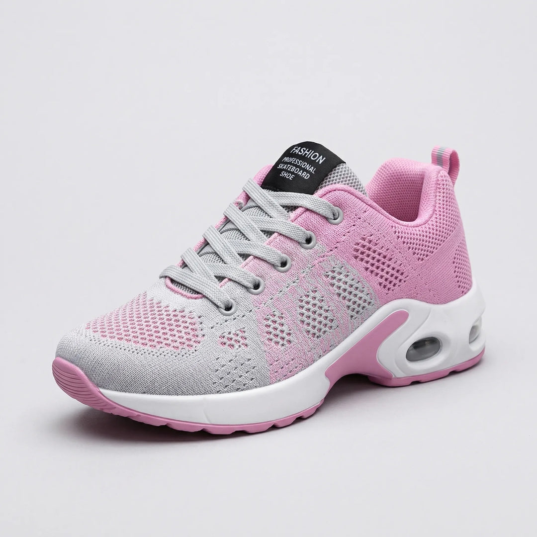 Velvrun - Sneaker stringata da donna con ammortizzazione ad aria