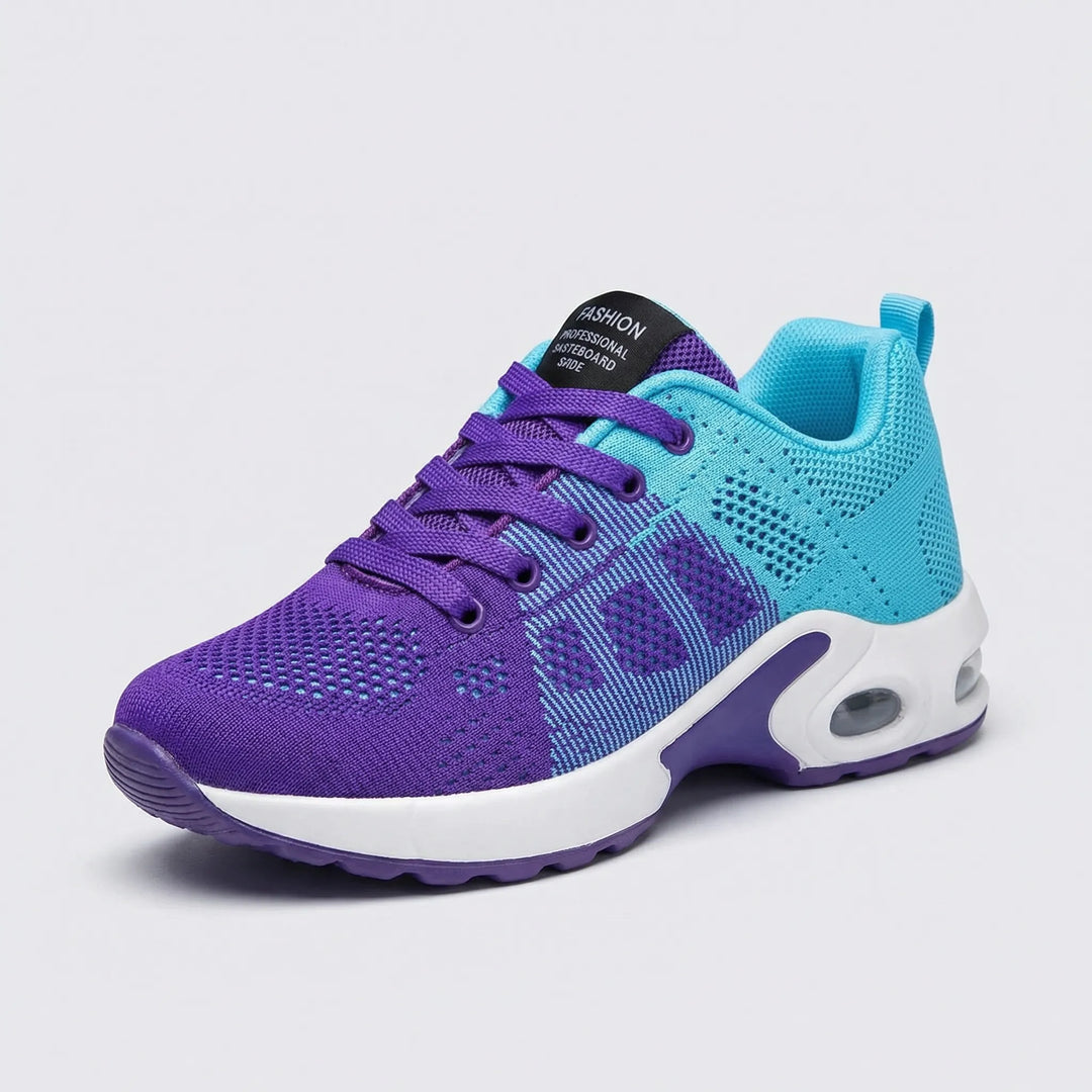 Velvrun - Sneaker stringata da donna con ammortizzazione ad aria