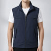 Gilet da Esterno Smanicato con Zip per Uomini