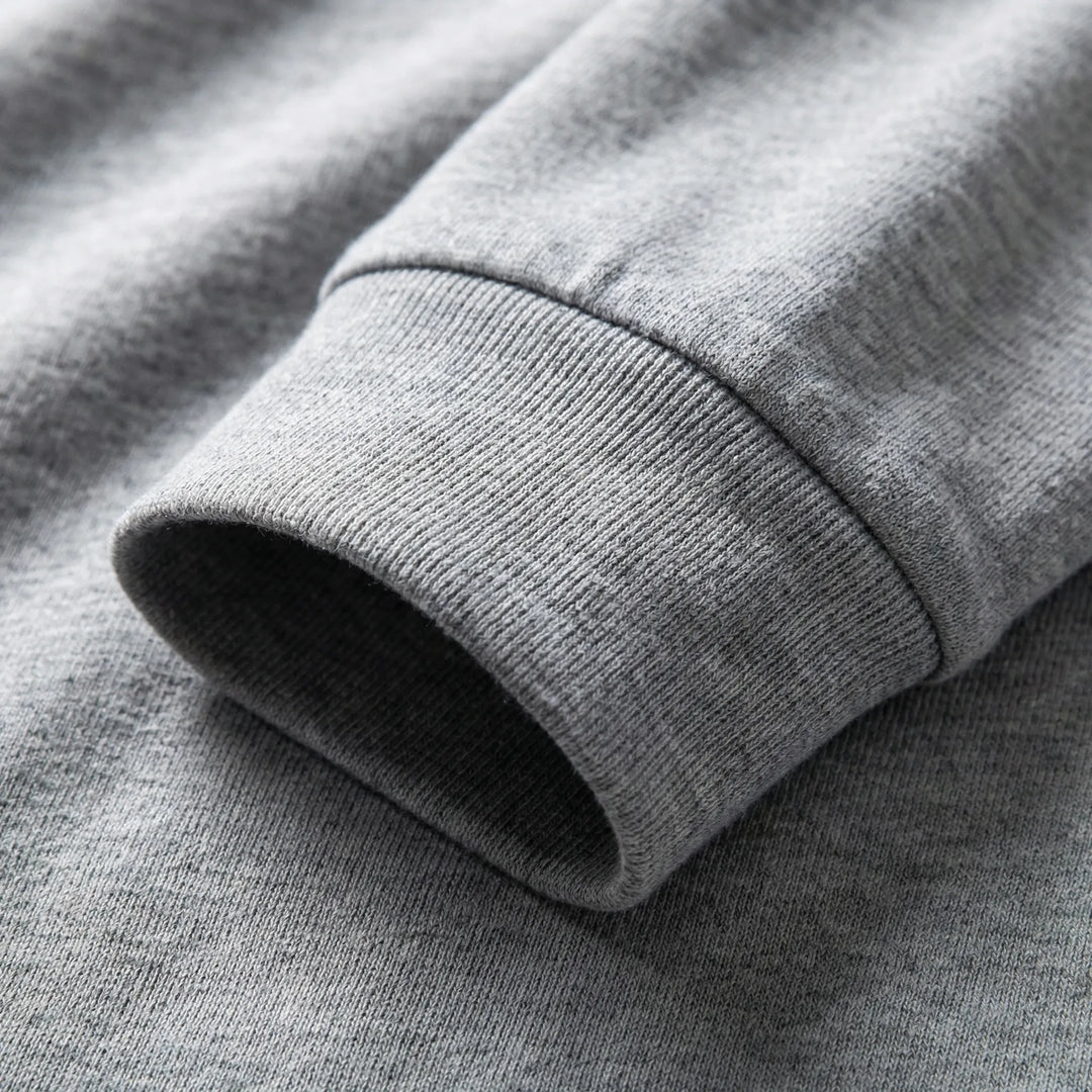 Vestalo - Camicia da uomo a maniche lunghe con scollo rotondo