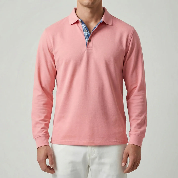 Vestano - Maglione con colletto polo a maniche lunghe