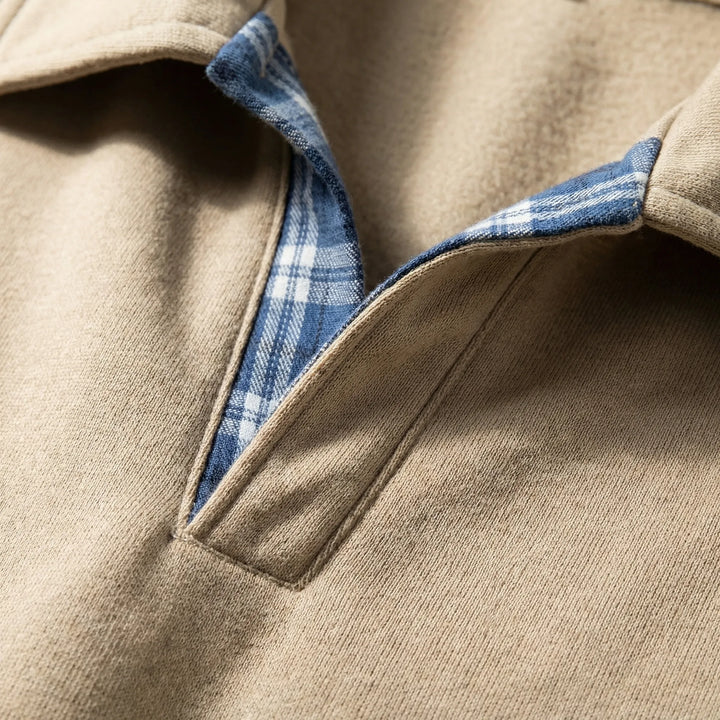 Vestano - Maglione con colletto polo a maniche lunghe