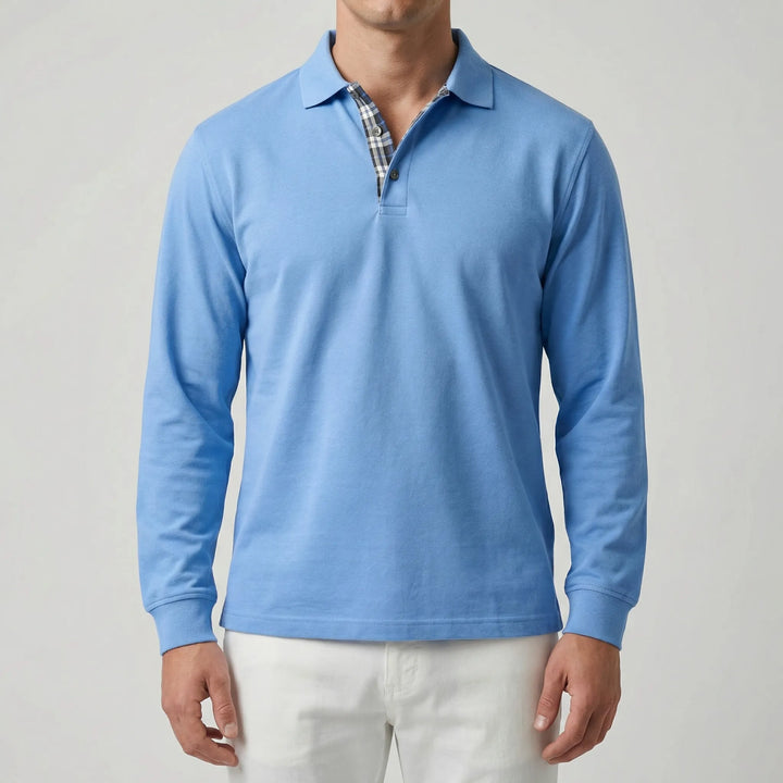 Vestano - Maglione con colletto polo a maniche lunghe