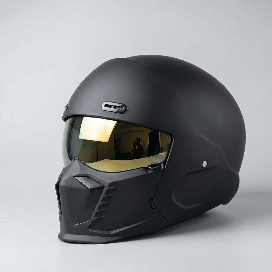 Vexorn - Casco integrale da motociclista in stile retrò